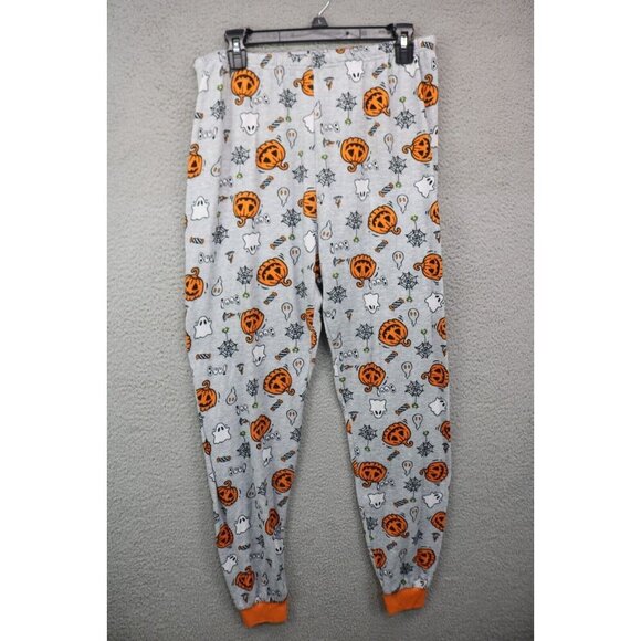 PJs & Pumpkins 2 Piece Pajama Set-Size L-Spooky-Ghosts-Jack O Lantern - Picture 8 of 11